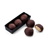 Kokosiniai rutuliukai juodajame šokolade - EPbar, 66 g.